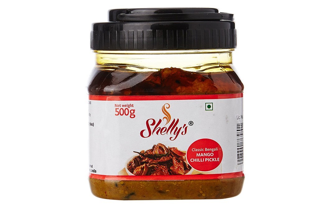 Shelly's Classic Bengali Mango Chilli Pickle   Jar  500 grams